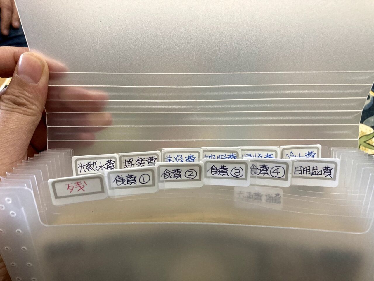 現金管理でお金を節約 ダイソーのセクションファイルで予算分け ていない ていねいじゃない暮らしのブログ Powered By ライブドアブログ