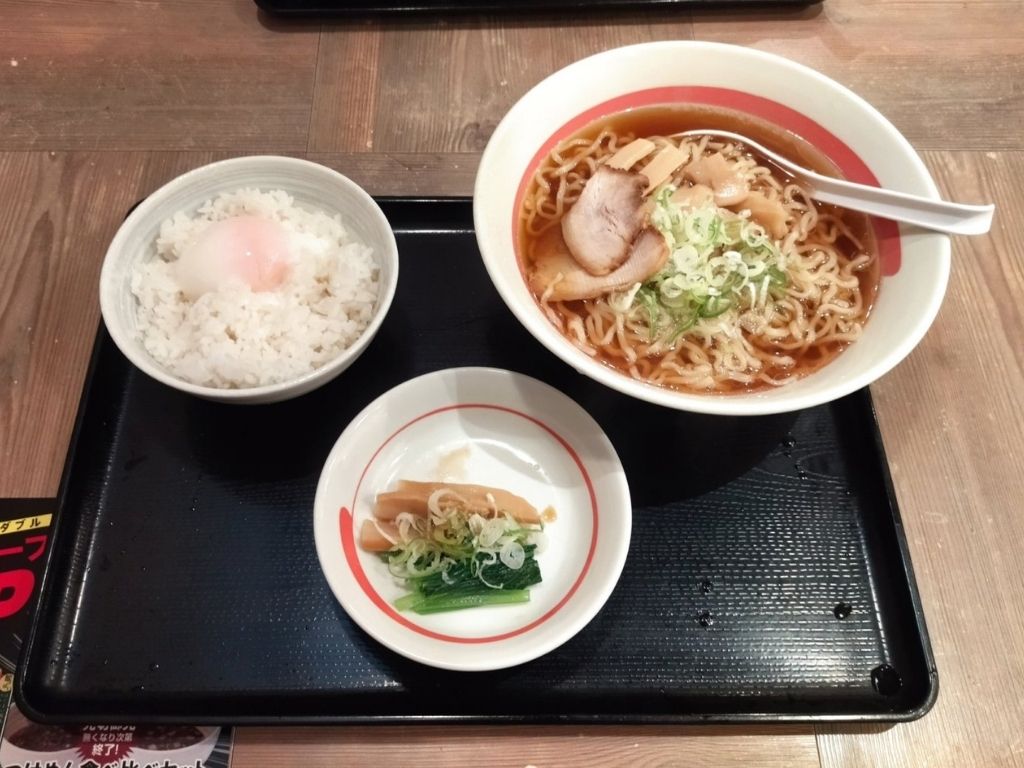 最強朝定食2位:幸楽苑「朝定食C」500円|外食チェーン店おすすめ朝食・朝ごはんランキング