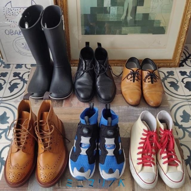 ミニマリスト夫婦の靴の数｜持ってる靴は2人暮らしで13足