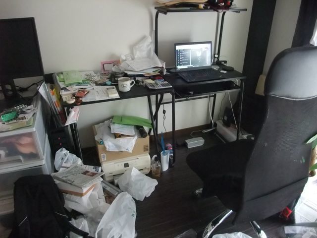 汚部屋片付け実録11時間｜掃除が苦手でもちらかない部屋を構築【中編】