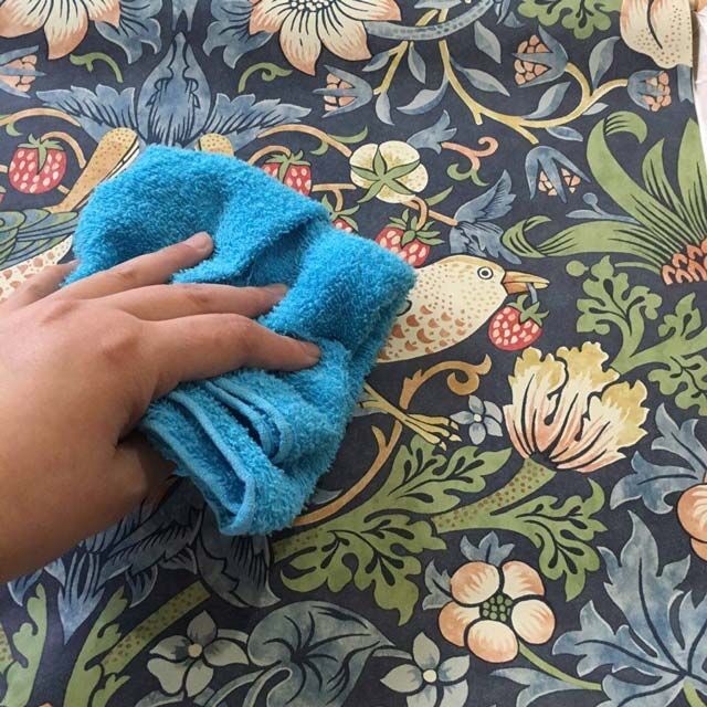 IKEAハック｜イケアの白いお盆を、紙とボンドだけで簡単カスタムDIY