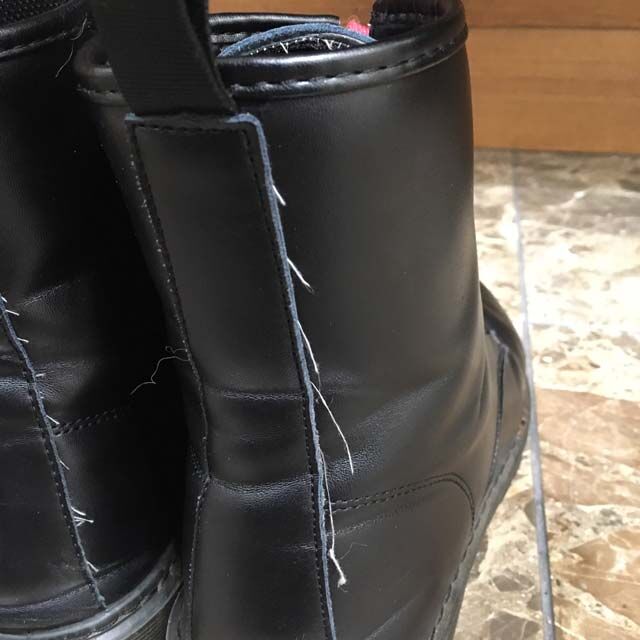悪かった点4：偽物ドクターマーチン（Dr.Martens）はしょせん安物、耐久性が劣る