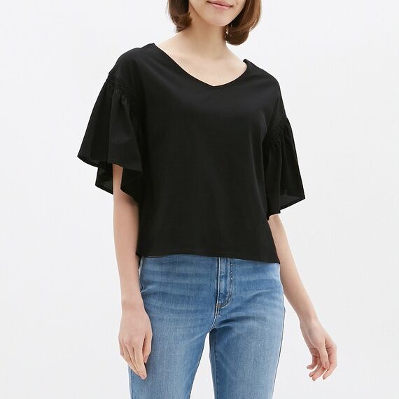 カットソーをカーディガンに!針も糸も使わない超簡単リメイク方法教えます