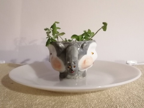 増田光さんのマグカップ「3 Faces Mug-Color」