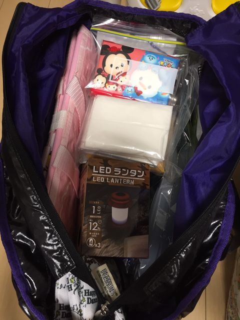 ミニマリストの防災バッグの中身拝見