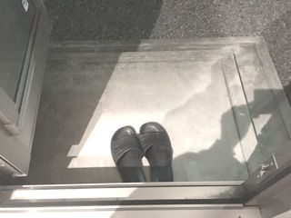 勝手口のサンダル置き場 ていねいな暮らし