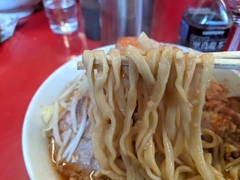 ラーメン二郎西台駅前店 麺