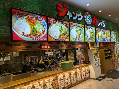 ジャンクガレッジ 外観