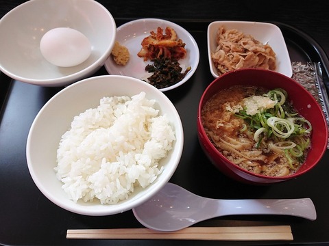 製麺屋慶史　朝定食