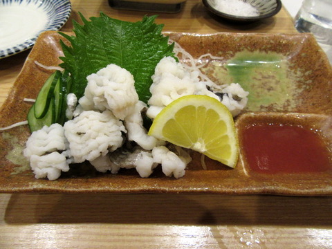 地魚処 ふじ 鱧湯引き