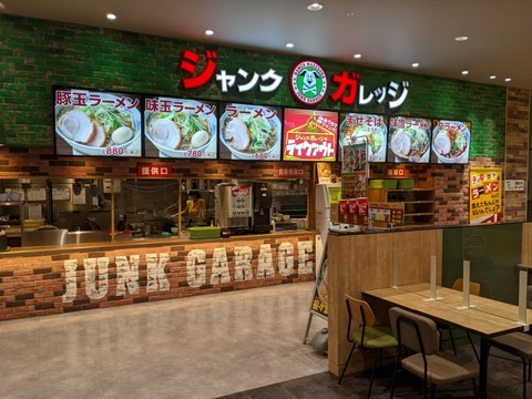 ジャンクガレッジ 外観