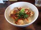博多水炊きらーめん　うかんむり　鶏わさ丼