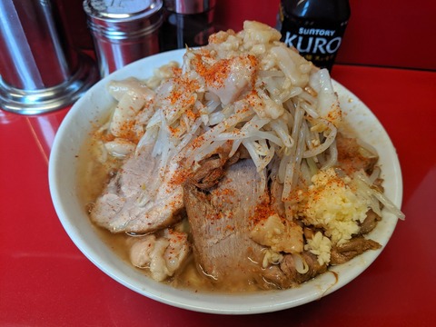 ラーメン二郎西台駅前店 ラーメン少な目