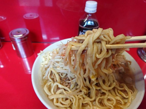 ラーメン二郎西台駅前店　麺