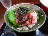 とちの木食堂　半ネギトロ鉄火丼