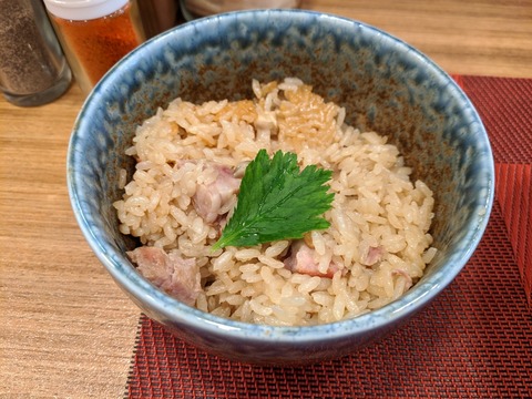 麺創庵 砂田 炊き込みご飯