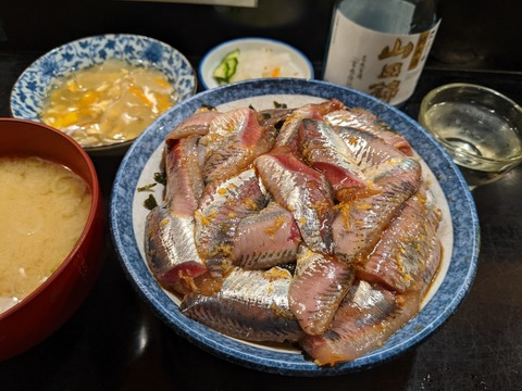 香海 いわし鉄火丼