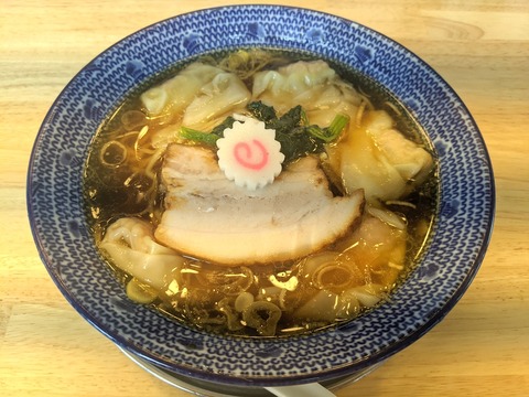 今福商店 鶏だし肉雲吞麺