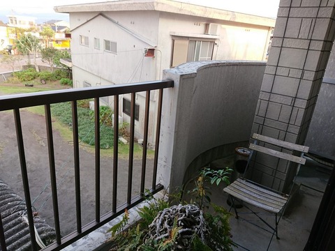 民宿たかよし ベランダ