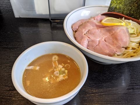 雨ニモマケズ　つけ麺中盛