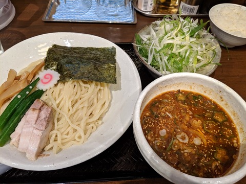 二代目辰盛　ネギつけ麺