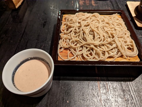 川上庵 くるみだれせいろ