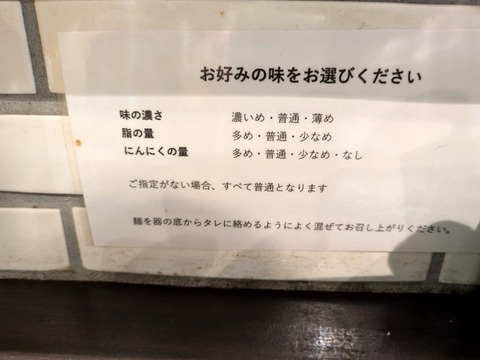 平太周 お好み