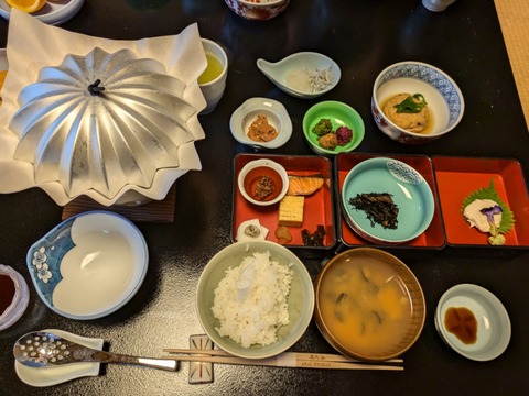 新井旅館　朝食