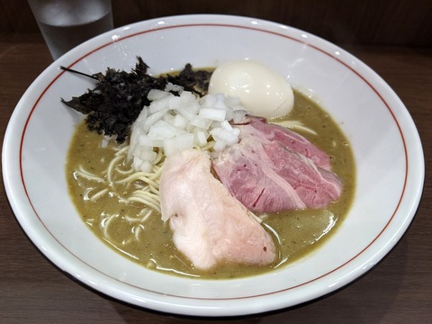 今日の一番 濃厚煮干ソバ