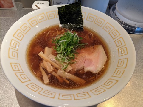 麺や　くろえもん　追い節中華そば　黒だし