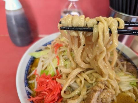 ラーメン二郎桜台駅前店 麺