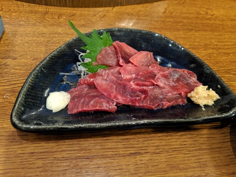 しぇんろん モグロのノドウラ刺身