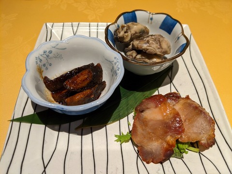 新世界菜館 前菜三種盛り合わせ