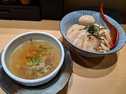 塩つけ麺灯花 特製塩つけ麺
