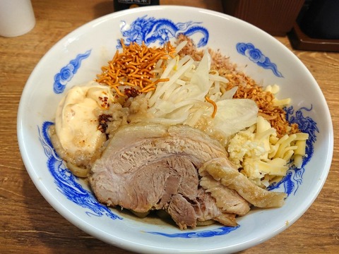 ジャンクガレッジ めぜそば大盛