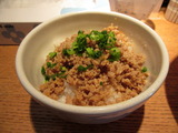 らーめん 鳳雛 ピリ辛鶏そぼろごはん