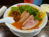 太陽のトマト麺 合鴨のアジアントマト麺