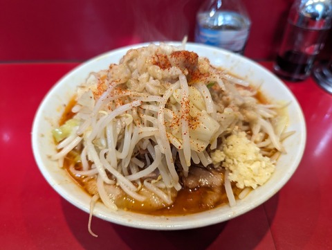 ラーメン二郎西台駅前店 ラーメン半分SK
