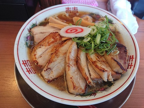 麦の花　焼き豚増し中華そば
