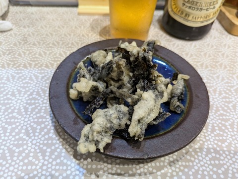 ツバメヤ 十六島岩のり天ぷら