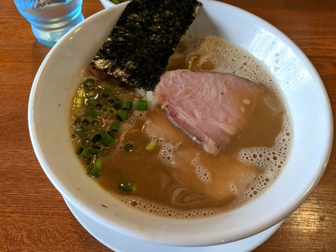 麺屋藤むら 白湯煮干そば.