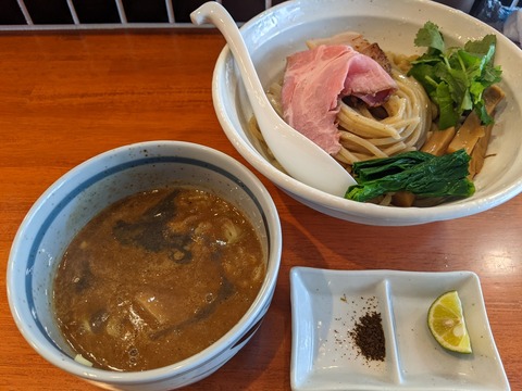 麺や千日紅　濃厚煮干つけ麺