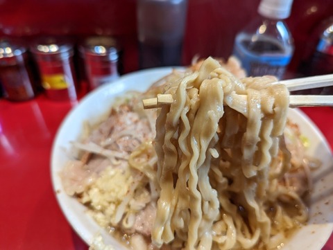 ラーメン二郎西台駅前店 麺