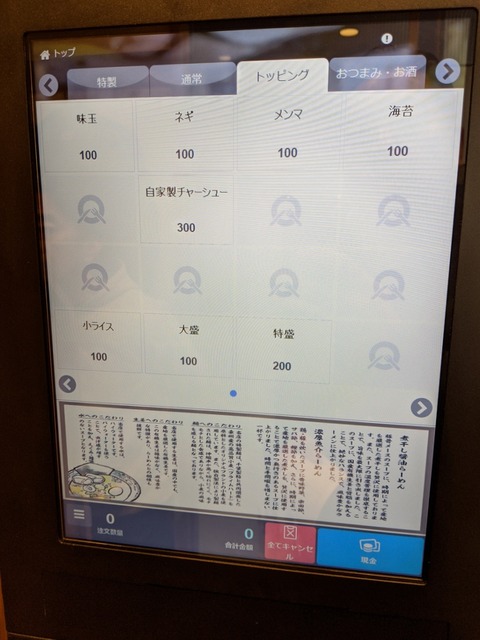 二代目にぼ助 トッピングメニュー