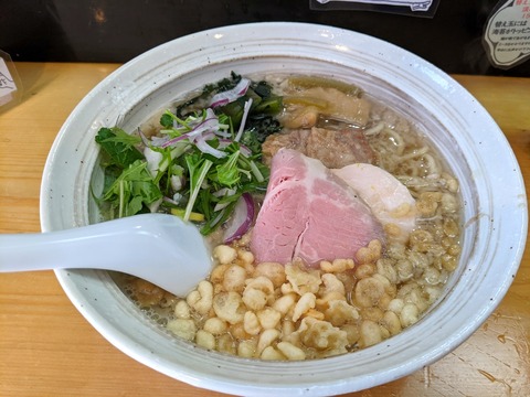 讃岐ラーメン香麦 背脂いりこそば