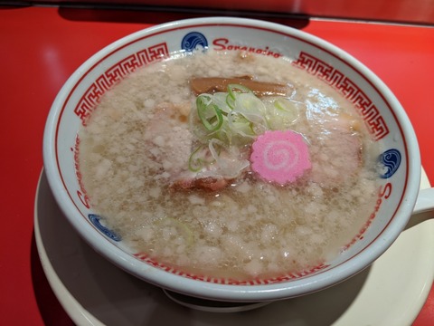 ソラノイロ食堂　ハーフラーメン