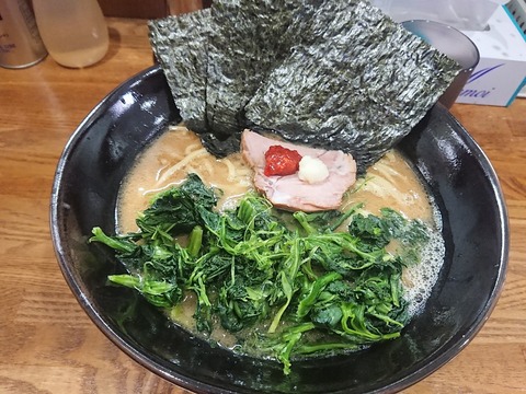 丸武家 のりほうれん草ラーメン