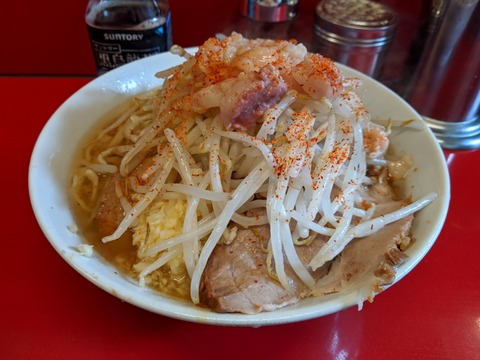 ラーメン二郎　西台駅前店　ラーメン少なめ