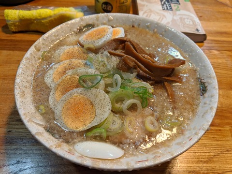 下頭橋ラーメン ラーメンスライス玉子
