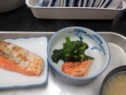 銀シャリ屋げこ亭 ほうれん草たらこ